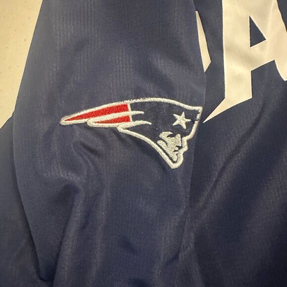 NFL Men’s Patriots NFL jacket small navy - Picture 2 of 7